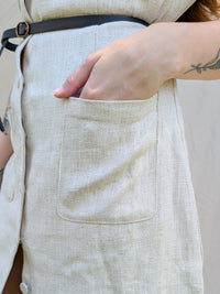 Linen Button Down Dress