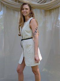 Linen Button Down Dress