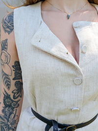 Linen Button Down Dress