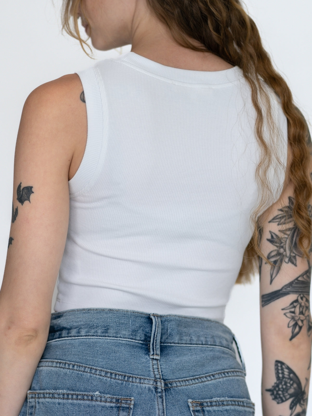 Ribbed Cropped Tank