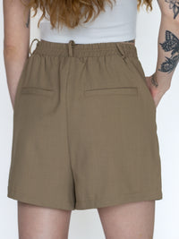 High Waist Trouser Shorts