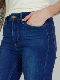 High Rise Flare Denim