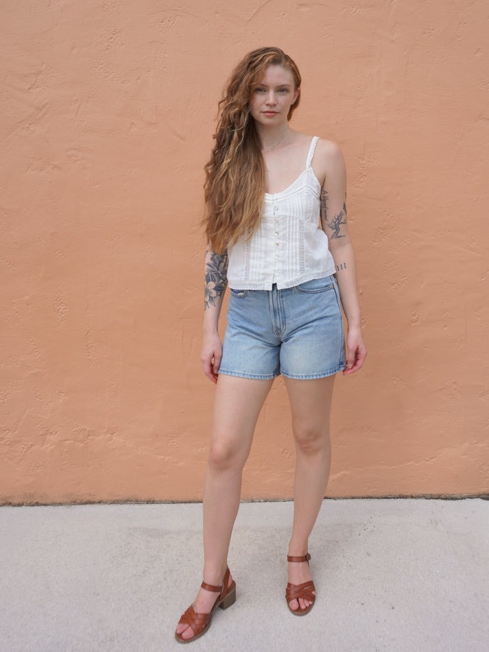 Cotton Button Down Cami