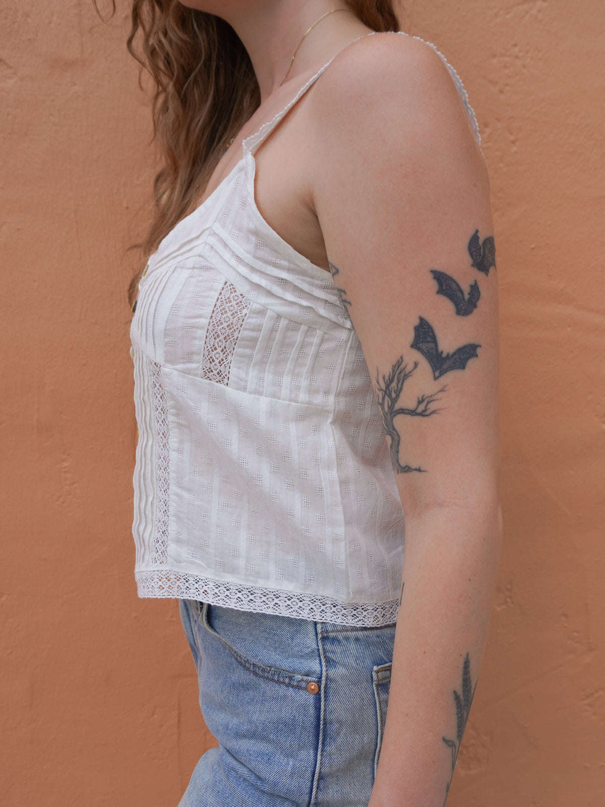 Cotton Button Down Cami