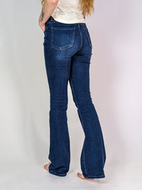 High Rise Flare Denim