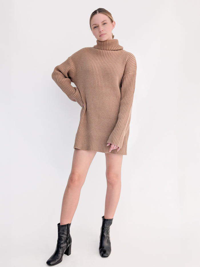 Ribbed Sweater Dress