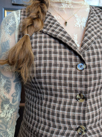 Plaid Vest