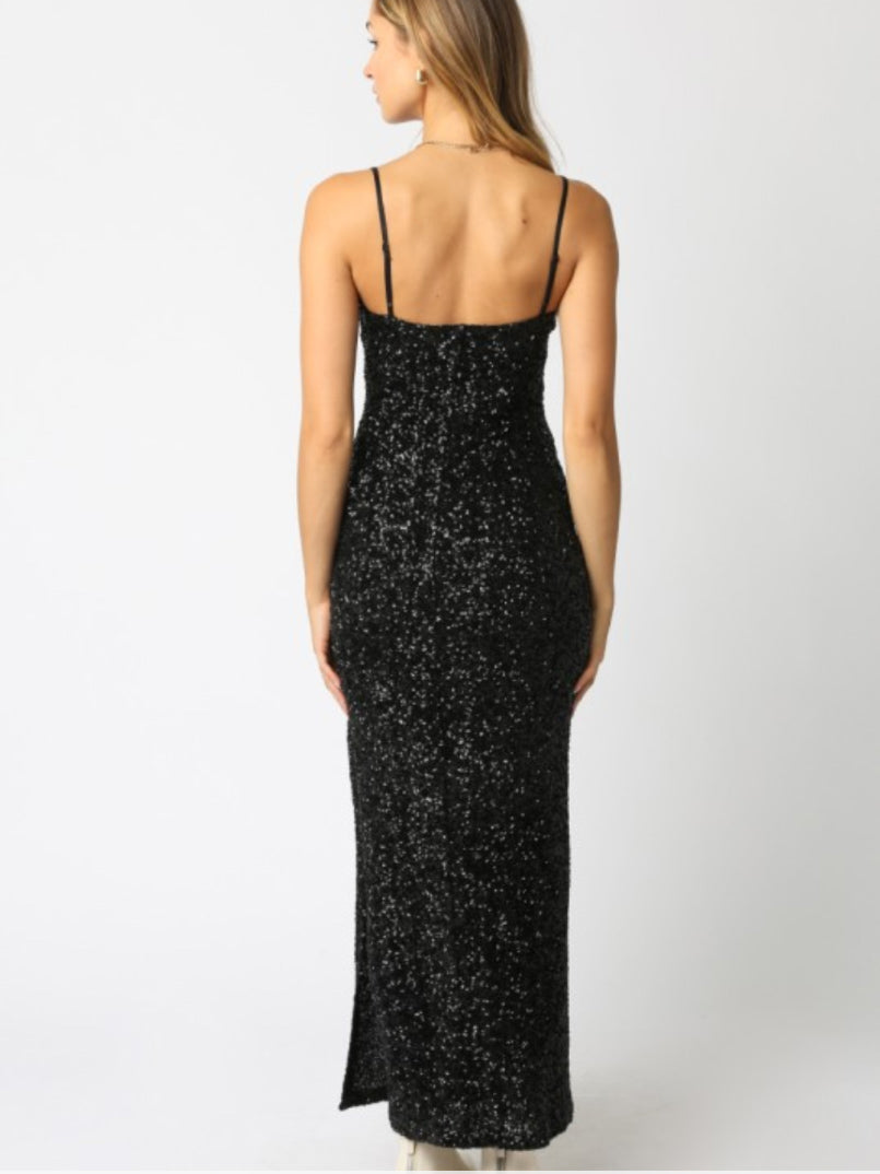 Sequin Maxi Dress
