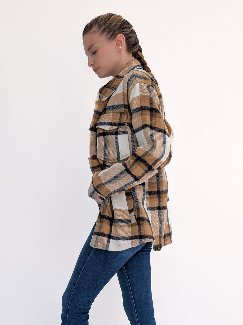 Plaid Flannel Jacket