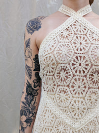 Crochet Cut Out Dress