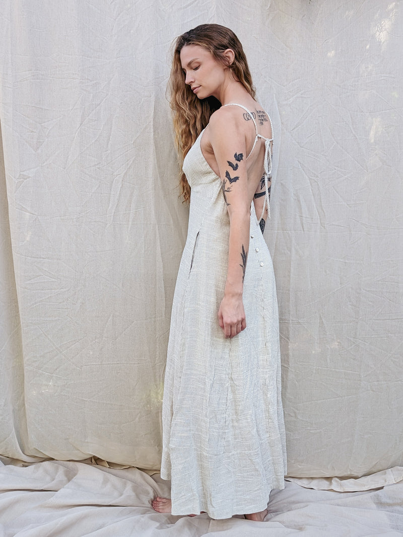 Linen Maxi Dress