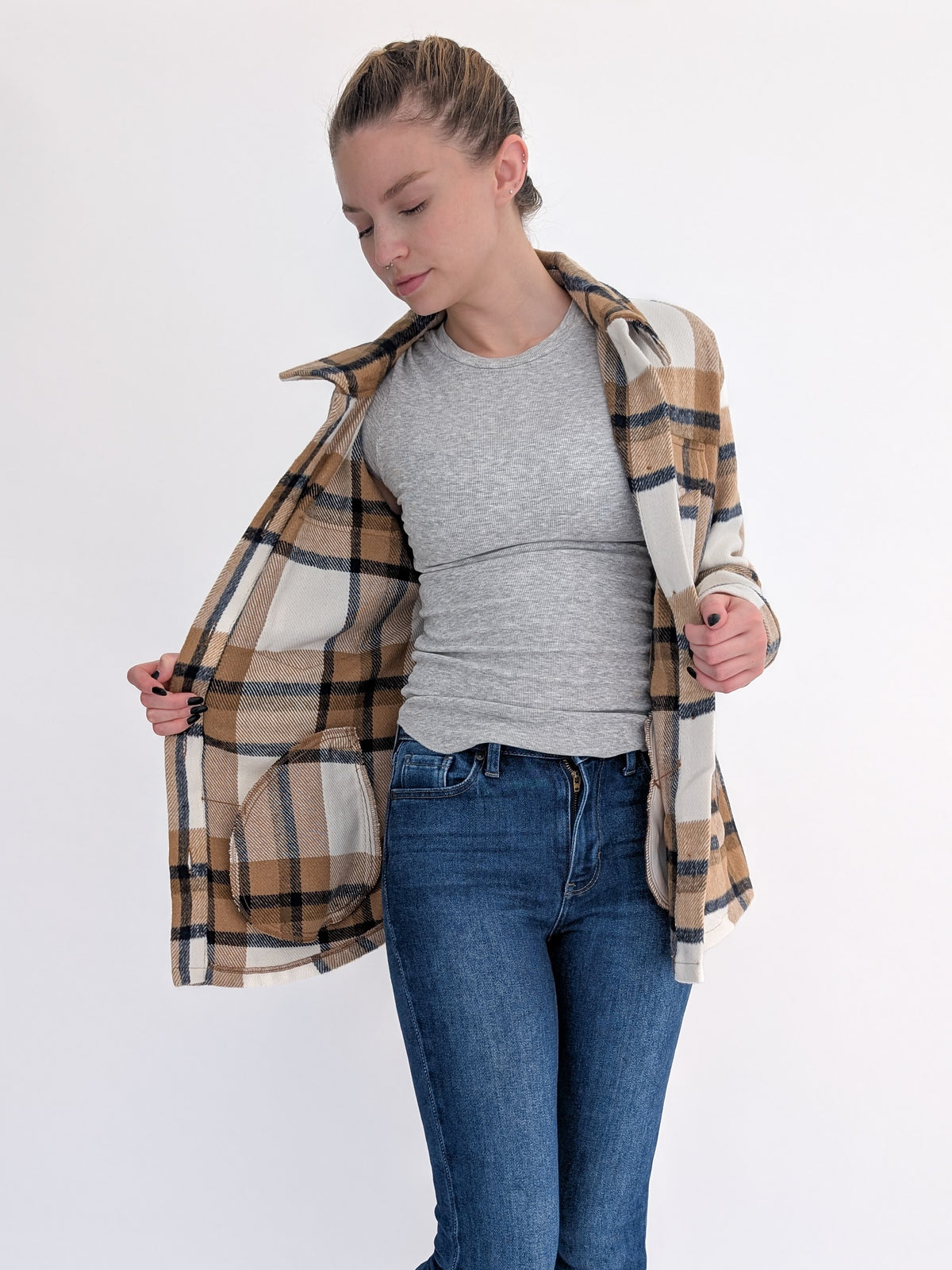 Plaid Flannel Jacket