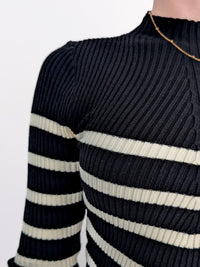 Striped Knit Top