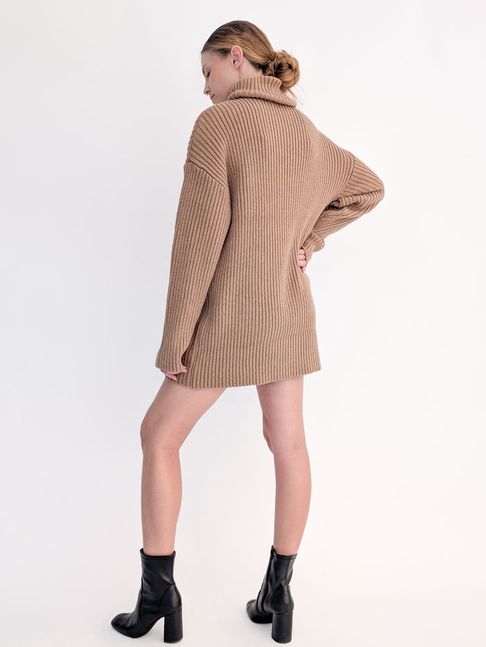 Ribbed Sweater Dress