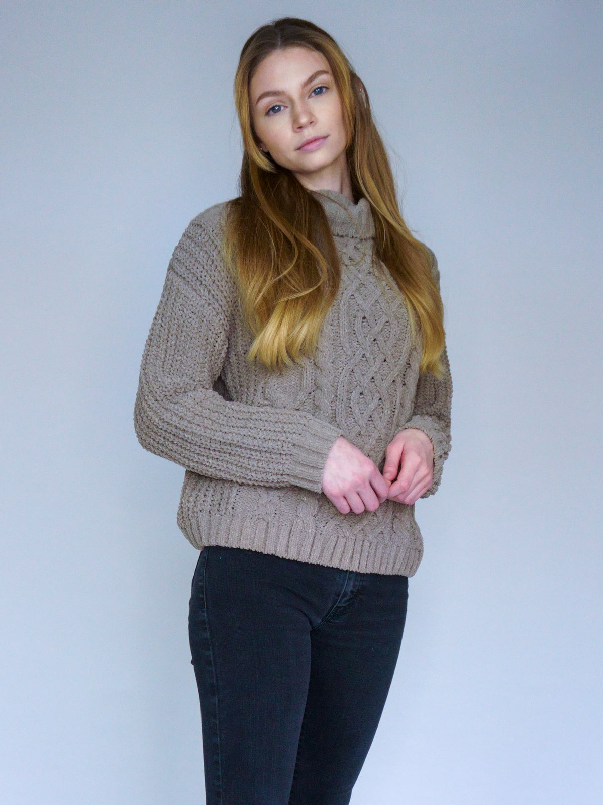 Cable Knit Turtleneck