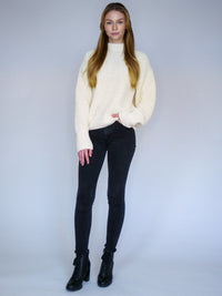 Soft Funnel Turtleneck Sweater