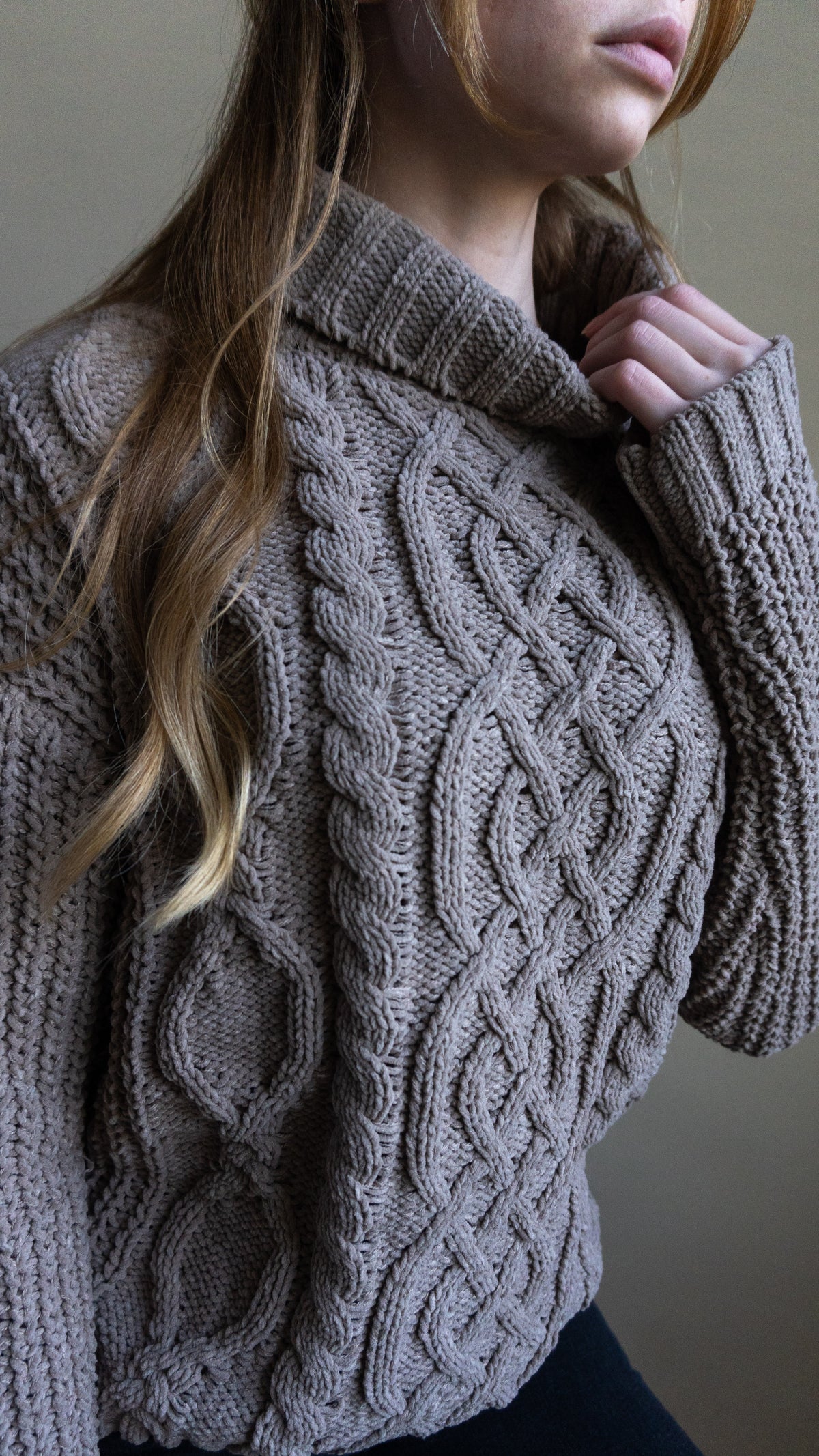 Cable Knit Turtleneck