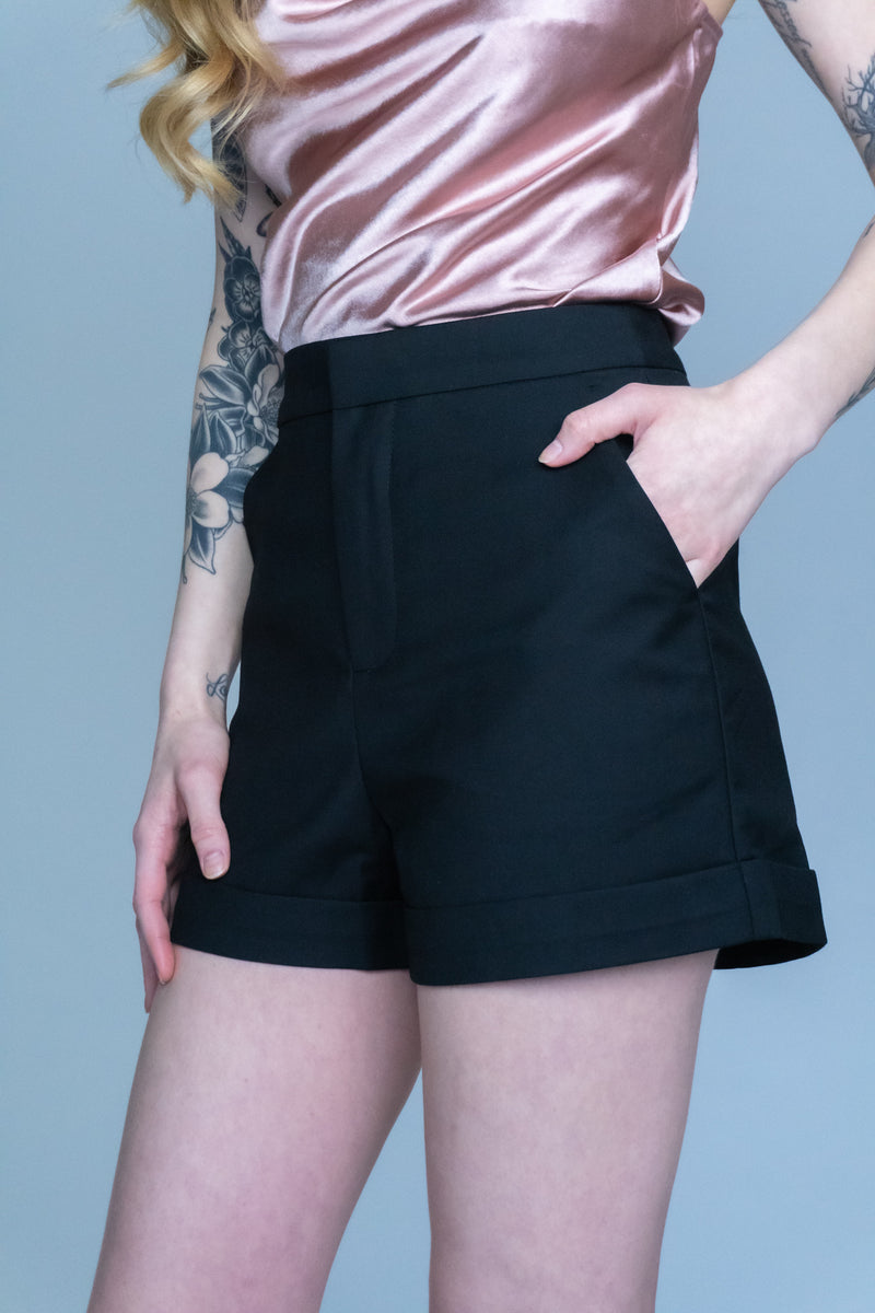 High Waist Dress Shorts