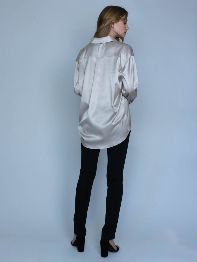 Satin Oversized Shirt