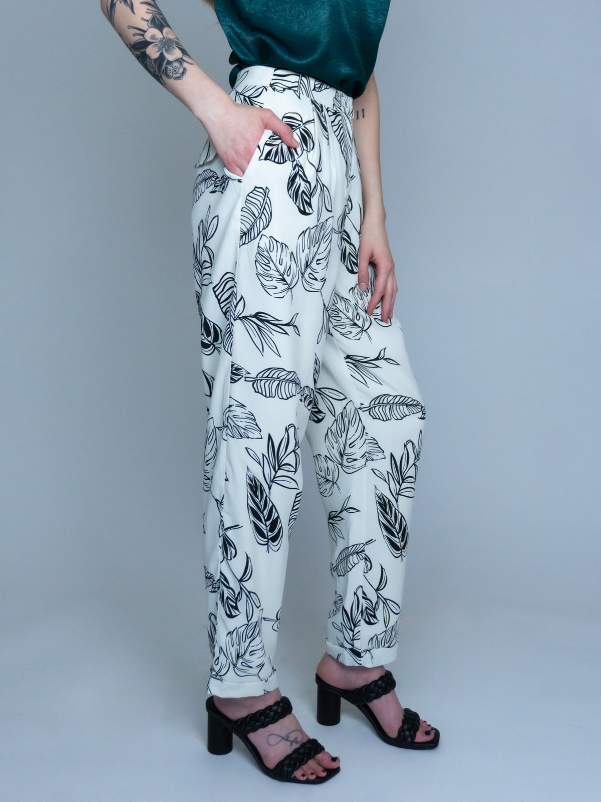 Tropical Flowy Trousers