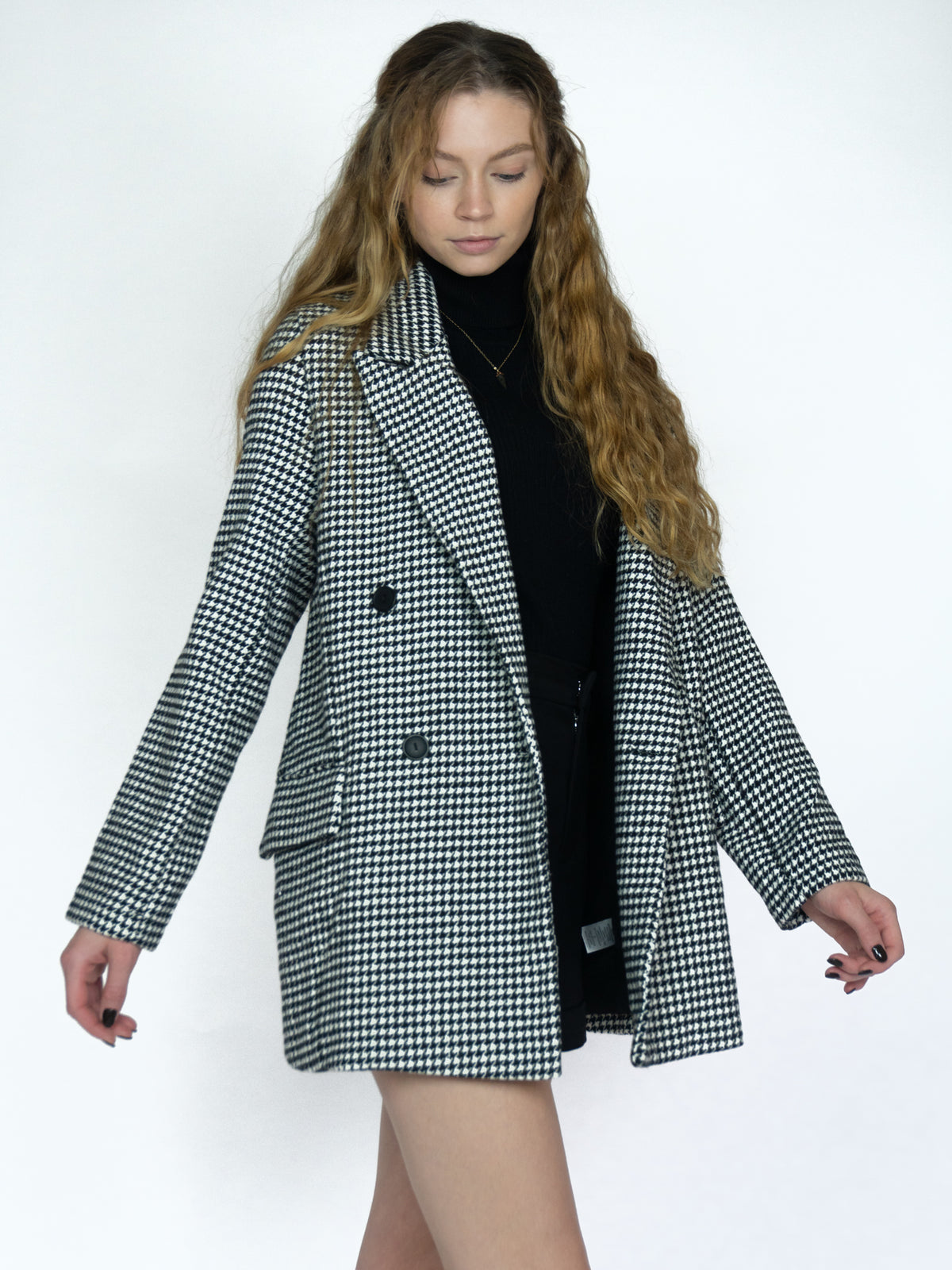 Houndstooth Blazer