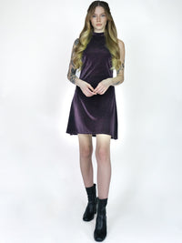 Sleeveless Velvet Dress