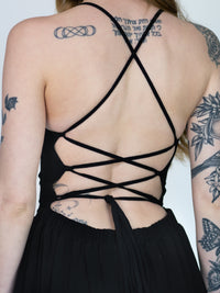 Lace Up Dress