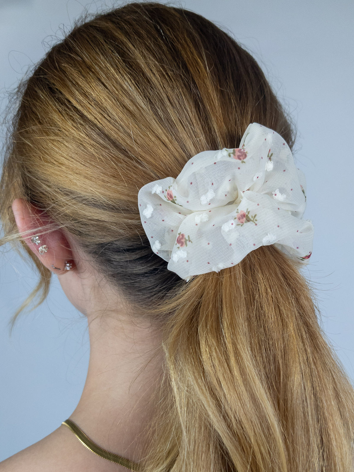 Floral Scrunchie